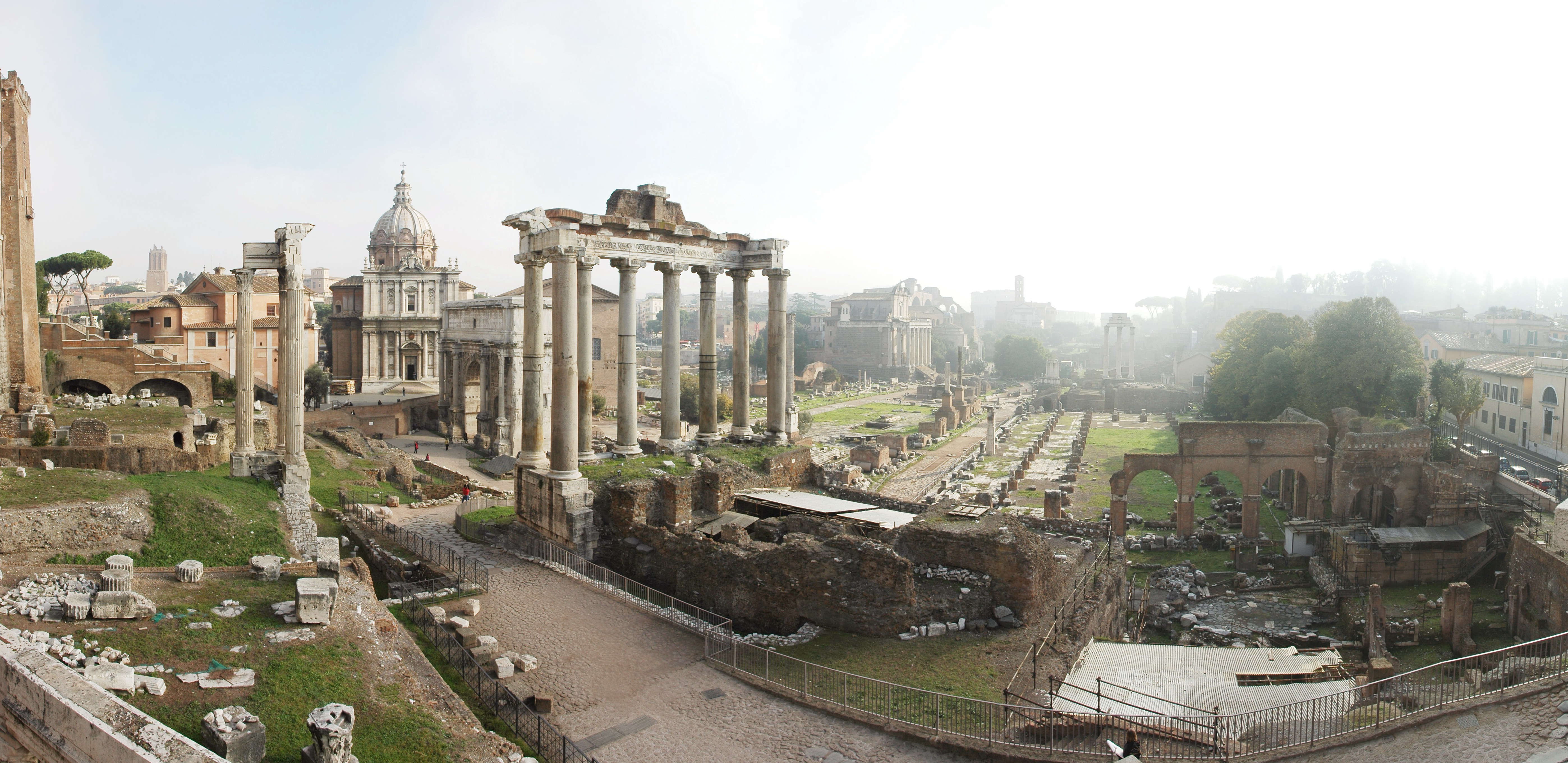 Ruins of the once great and powerful nation of Rome, though during Polybius's lifetime Rome remained on top. They eventually fell as the reigning champion of the Mediterannean.