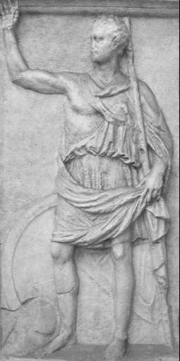 A stone stella of Polybius. It resides at modern day Cleitor, a small town in the Peloponnese which was believed to be Polybius's birthplace.